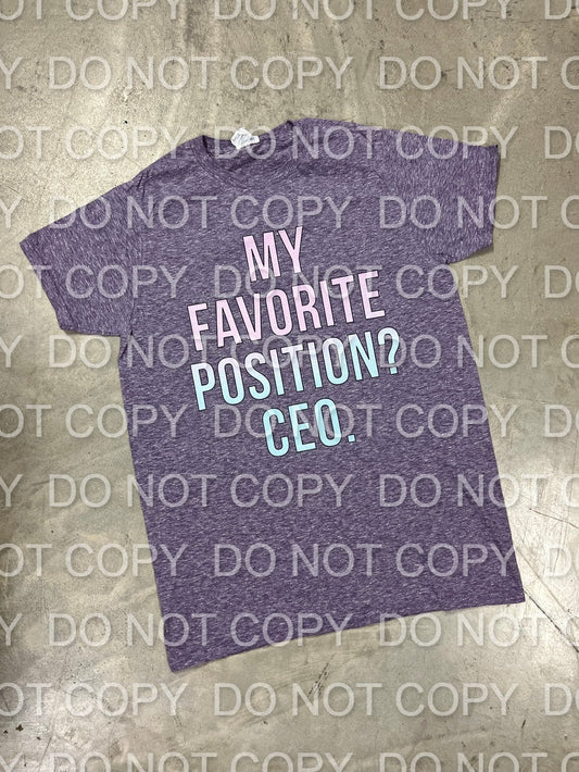 My Favorite Position? CEO Full Color (Adult)