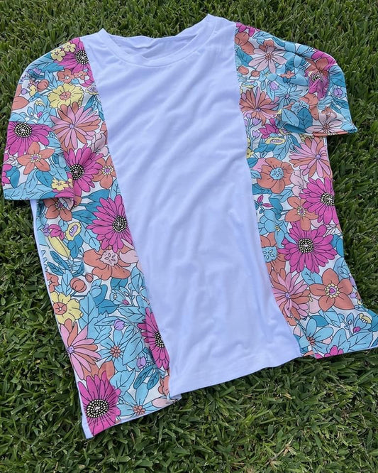 White Floral -sublimation