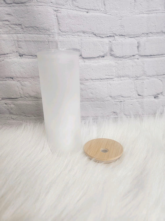 Sublimation Duo Glass Skinny Tumbler