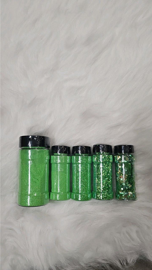 Green Goddess Iridescent Loose Glitter