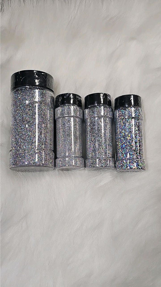 Starbeam Silver Holographic Loose Glitter