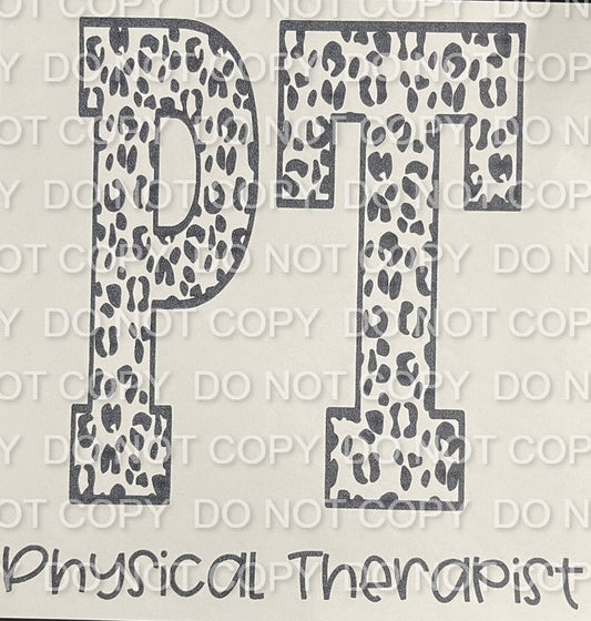 Physical Therapist Leopard Single Color (Adult)