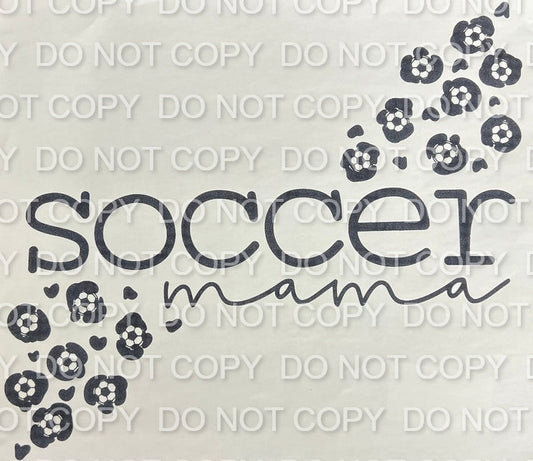 Soccer Mama with Cheetah Single Color (Adult)