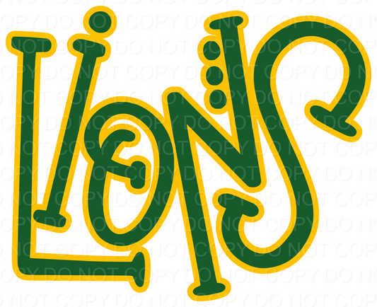 LIONS GS DOTS SE  (Direct To Film)