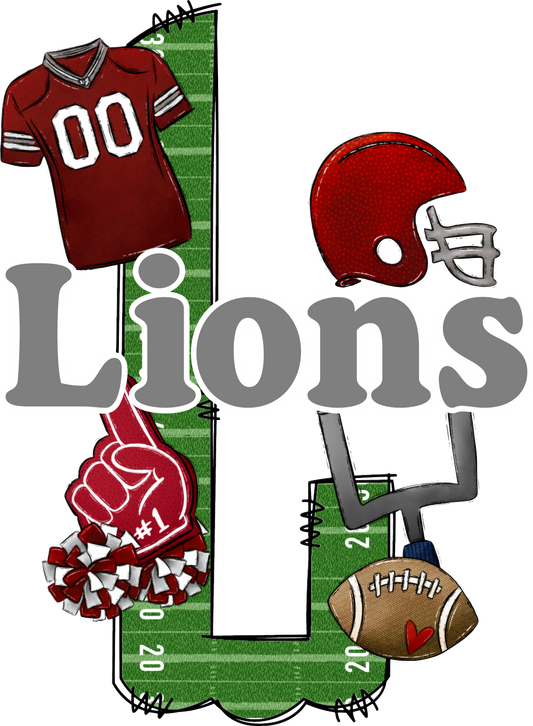 LIONS LETTER FOOTBALL FIELD (Direct To Film)