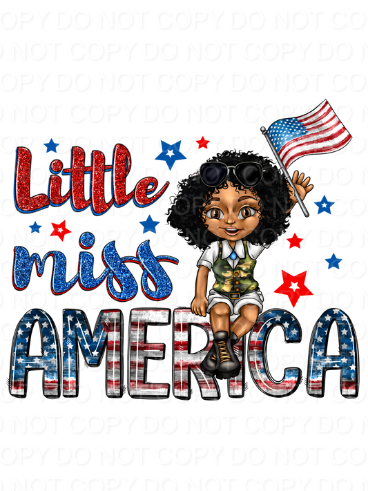 Little Miss America Afro Girl (Direct To Film)