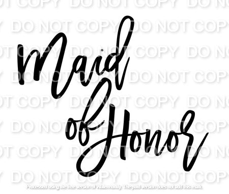 Maid of Honor Single Color (Adult)