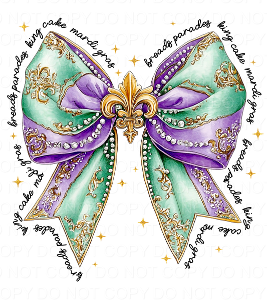 Mardi Gras Bow  (Direct To Film)