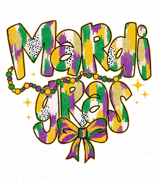 Mardi Gras Brushstroke (Direct To Film)