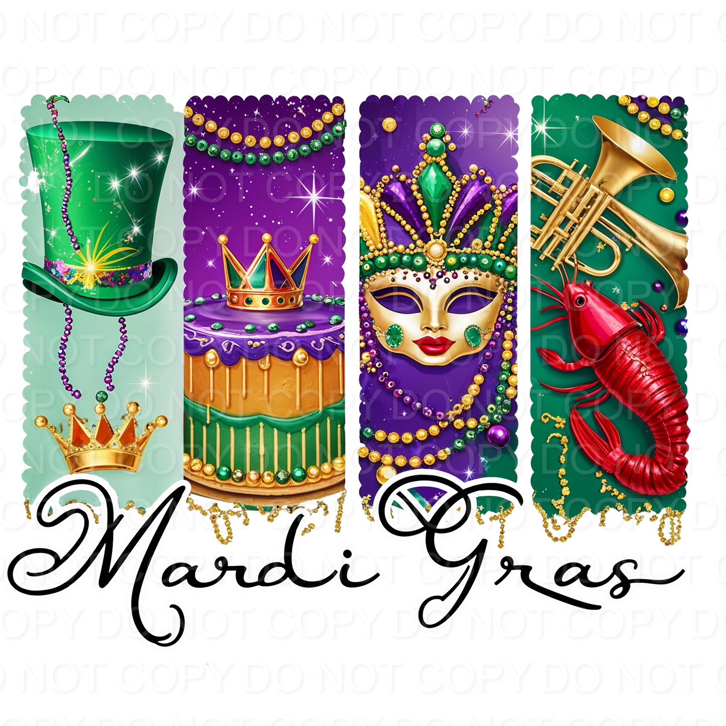 Mardi Gras Collage (Direct To Film)