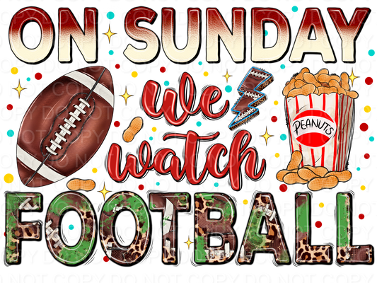 On Sunday We Watch Football (Direct To Film)