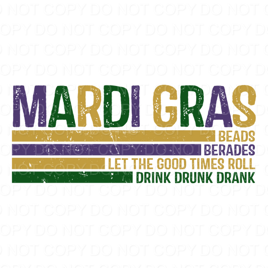 Mardi Gras Stripe (Direct To Film)