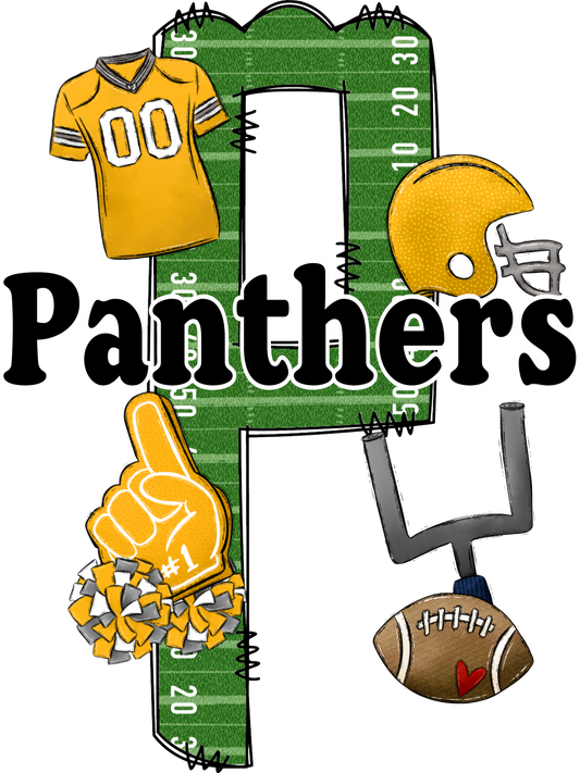 PANTHERS LETTER FOOTBALL FIELD (Direct To Film)