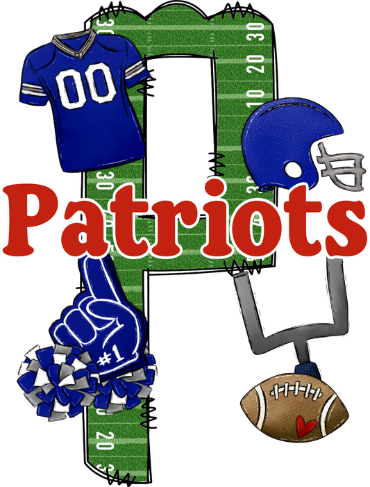 PATRIOTS  LETTER FOOTBALL FIELD (Direct To Film)