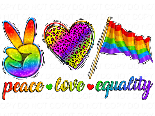 Pride Peace Love Equality (Direct To Film)