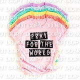 Pray for the World Single Color (Adult)
