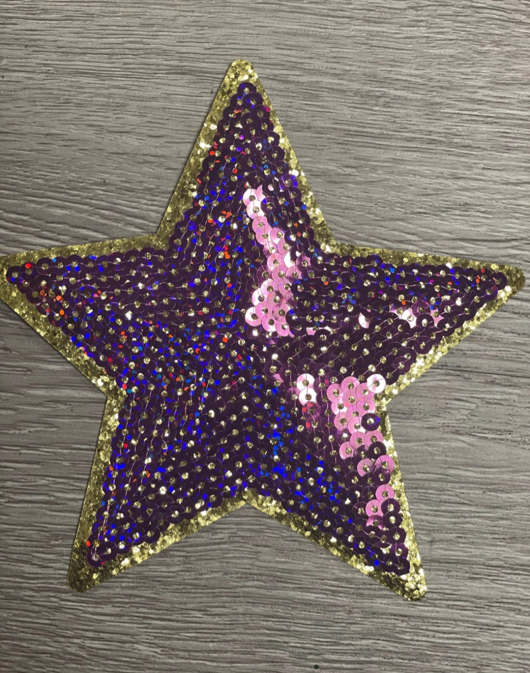 Preppy  Star Sequin  Patch