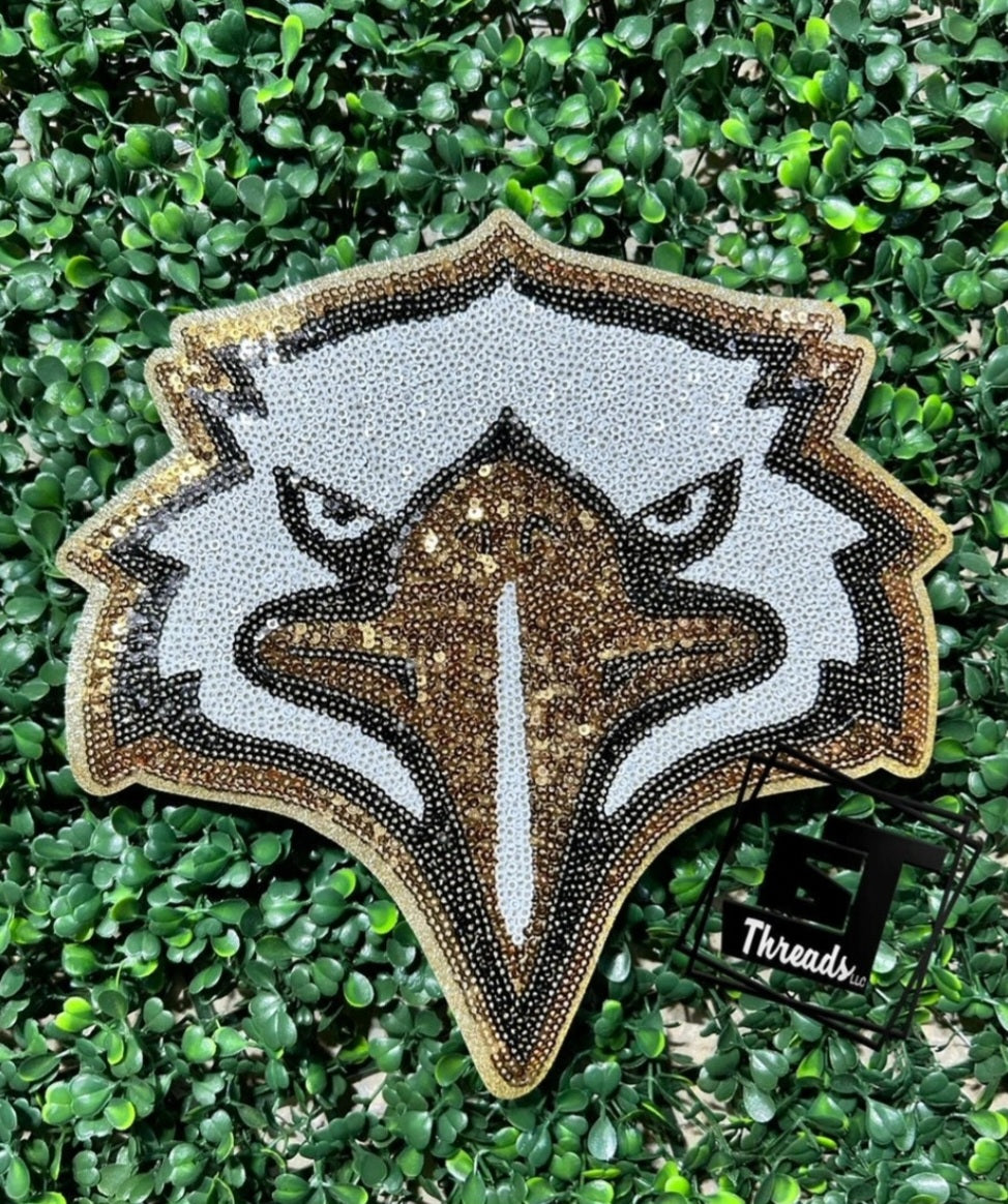 Mascot Sequin Head Patch