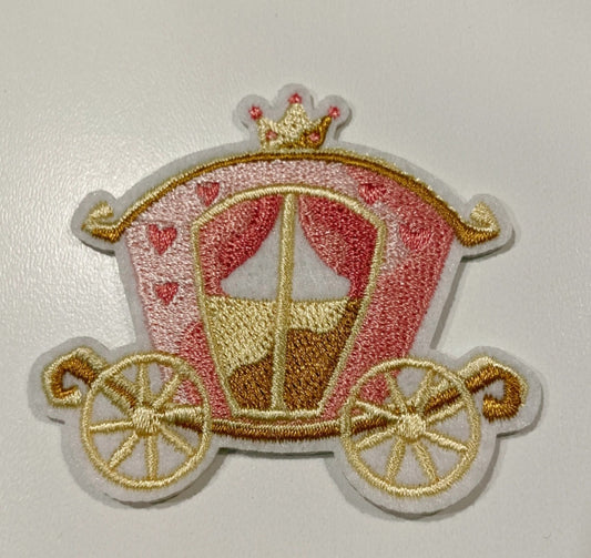 Princess Carriage  Embroidered Hat Patch