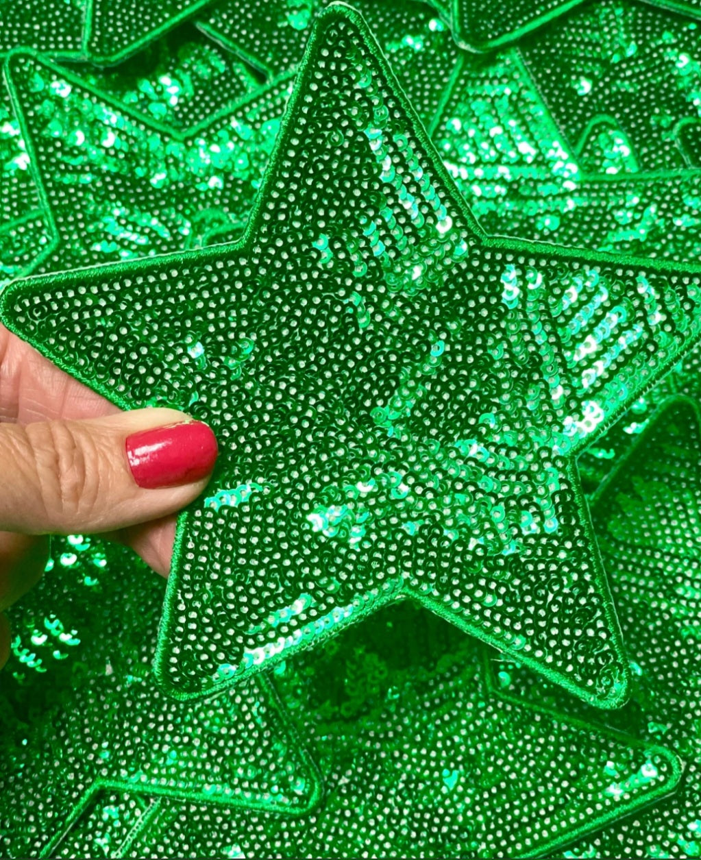 Preppy  Star Sequin  Patch