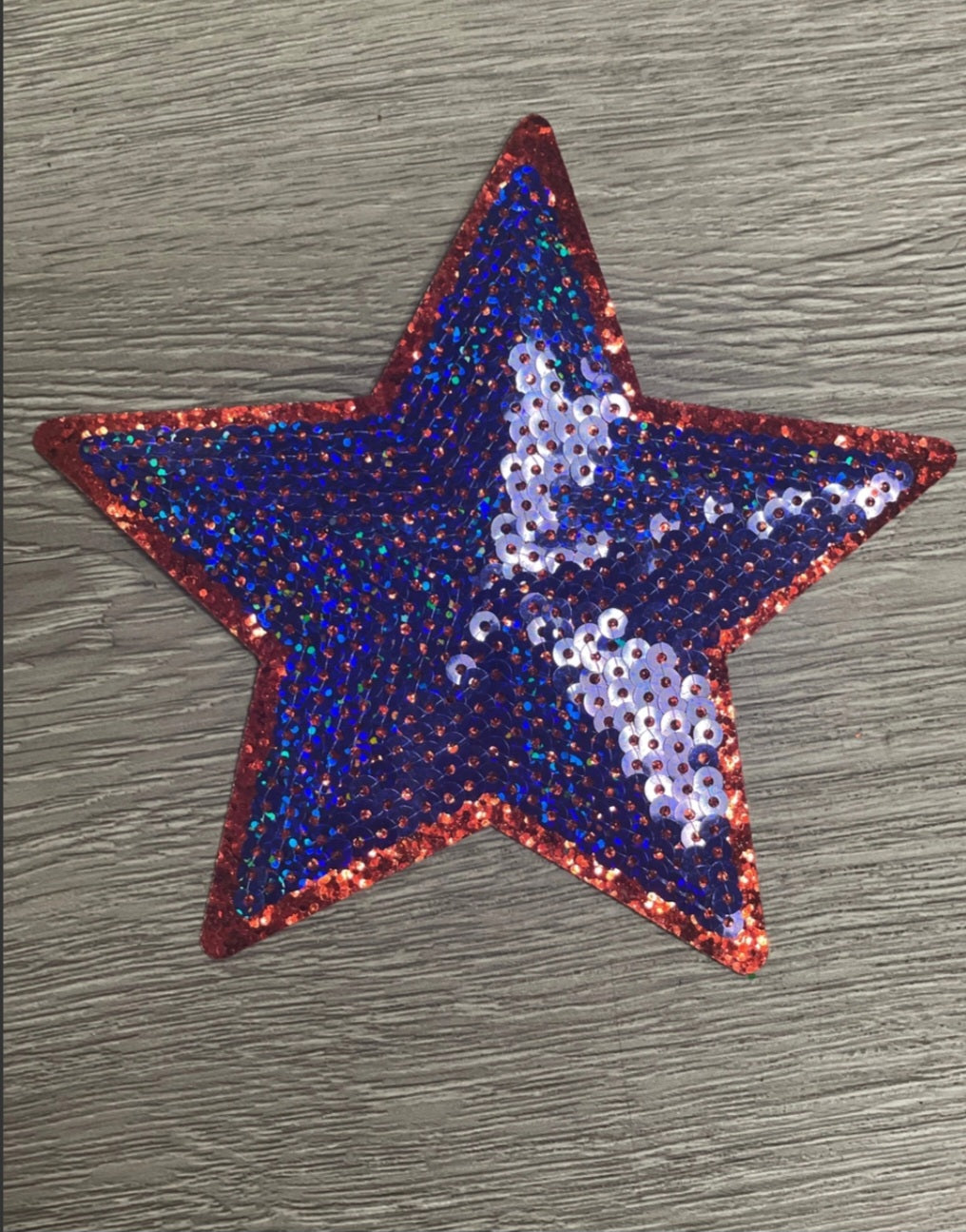 Preppy  Star Sequin  Patch