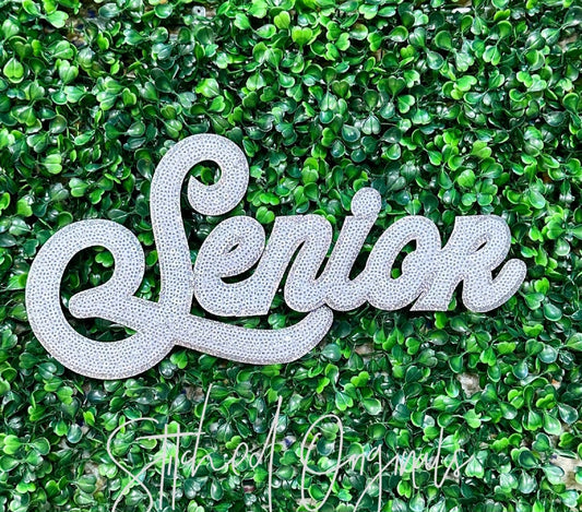 Senior  Sequin  Patch