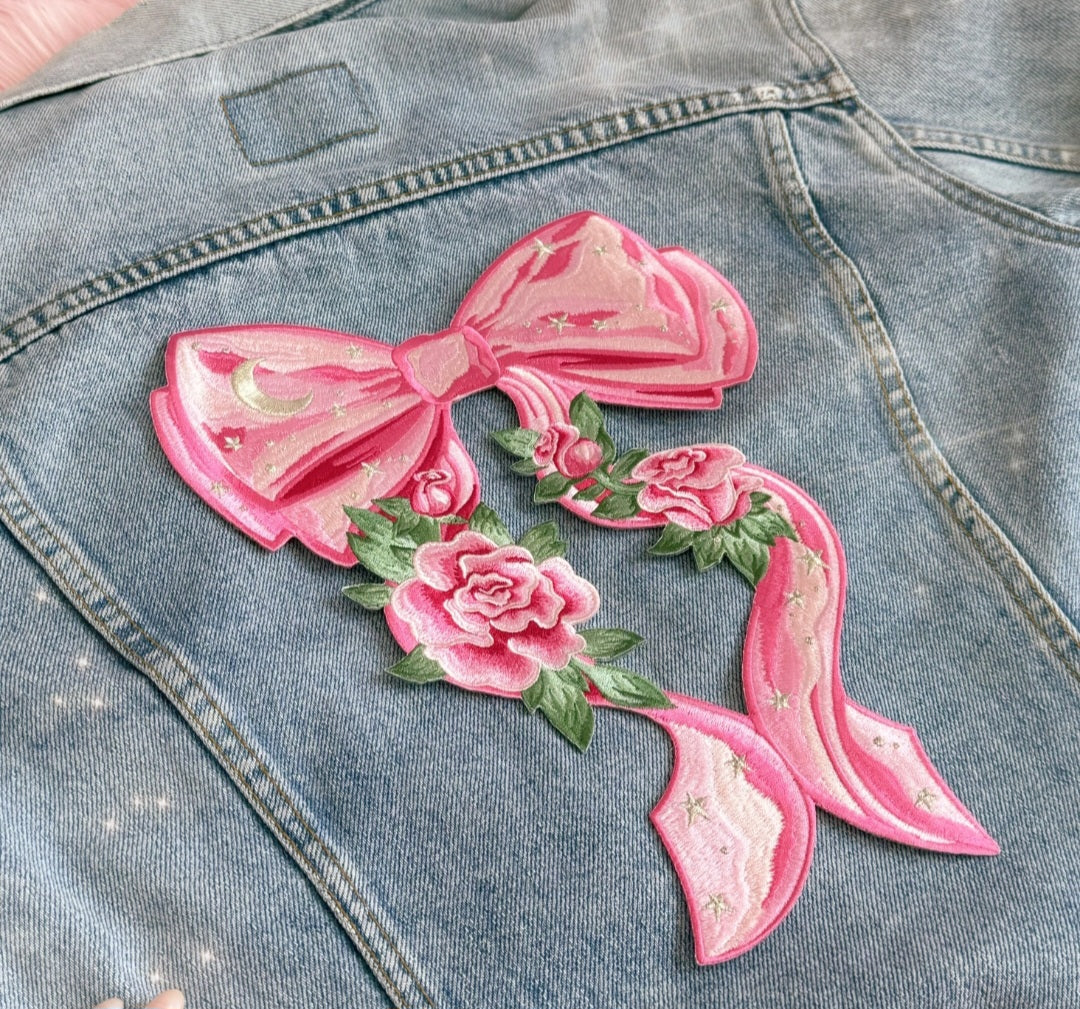 Bow XI  Embroidered Hat Patch