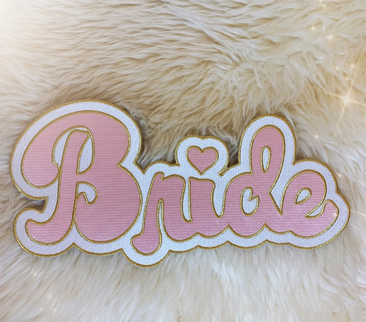 Embroidered Back Patch -  Bride - XL