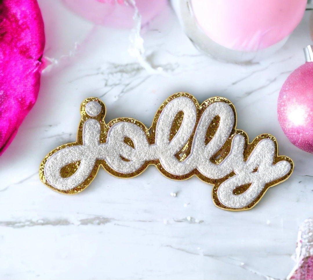 Jolly  Chenille Patch