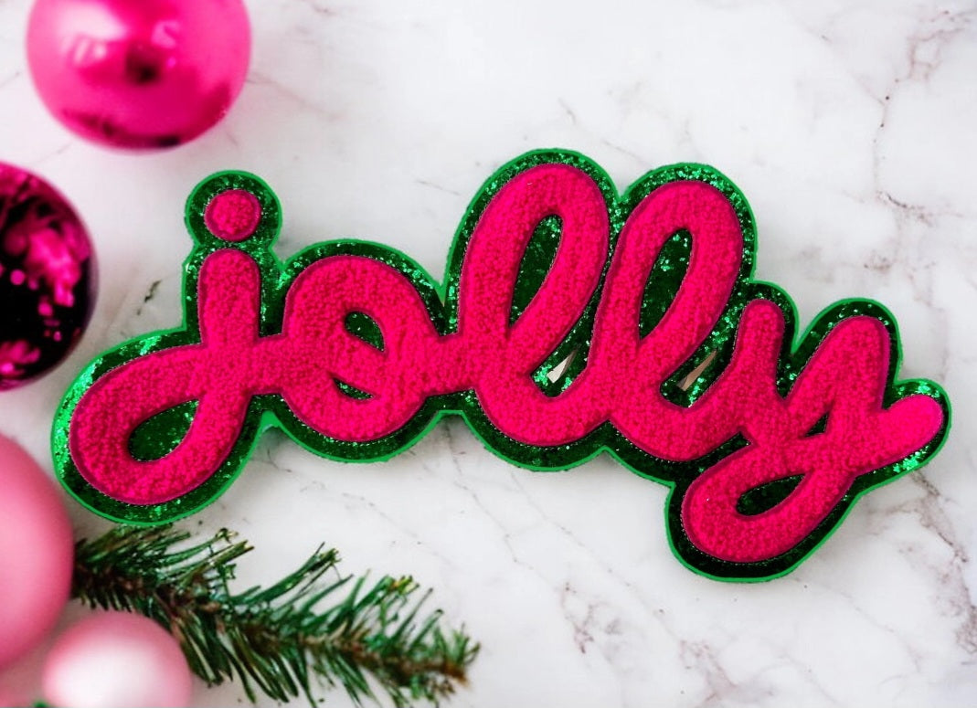 Jolly  Chenille Patch