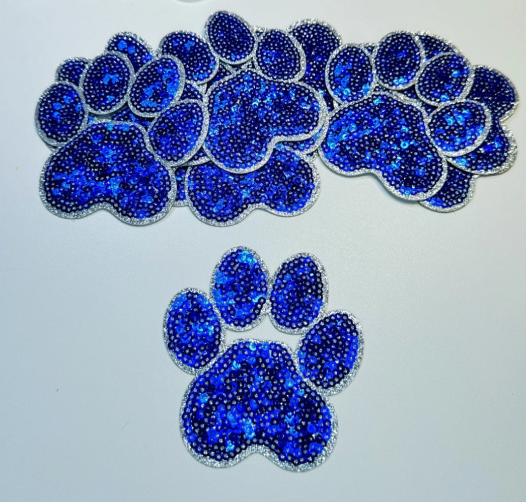 Paw  Sequin Patch