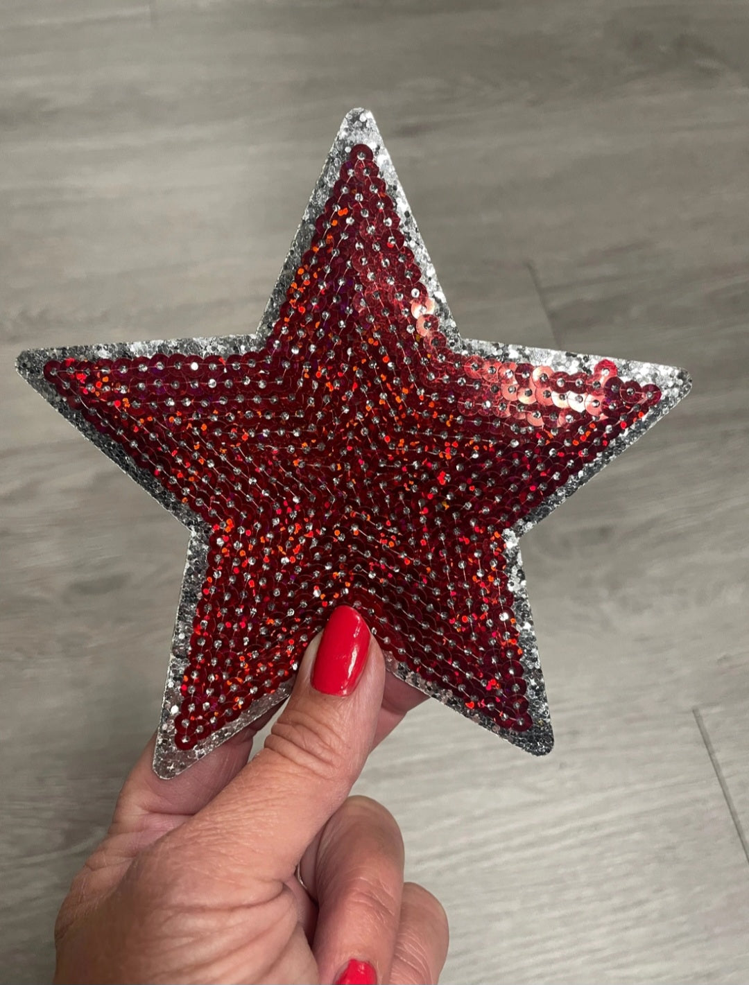 Preppy  Star Sequin  Patch