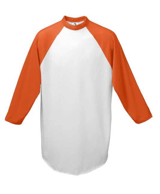 Augusta - Raglan - Orange/White
