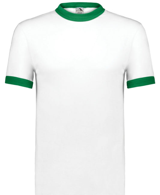 Augusta Ringer T-Shirt white- Kelly