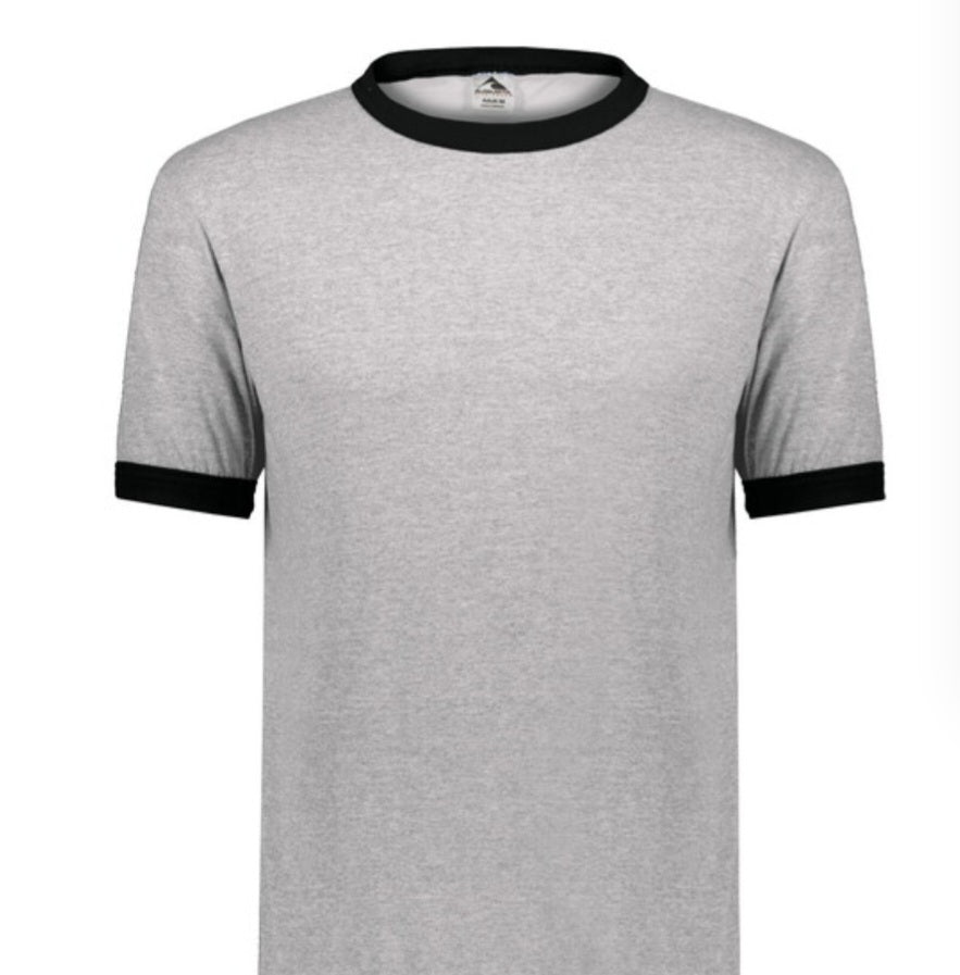 Augusta Ringer T-Shirt - Athlethic Heather/Black