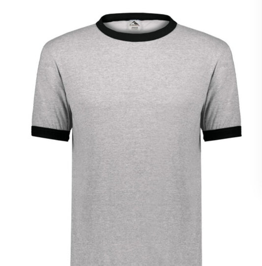 Augusta Ringer T-Shirt - Athlethic Heather/Black