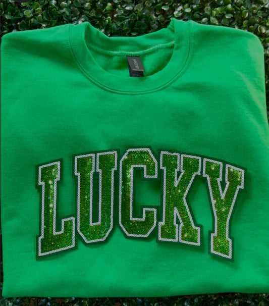 LUCKY - Sequin Patch