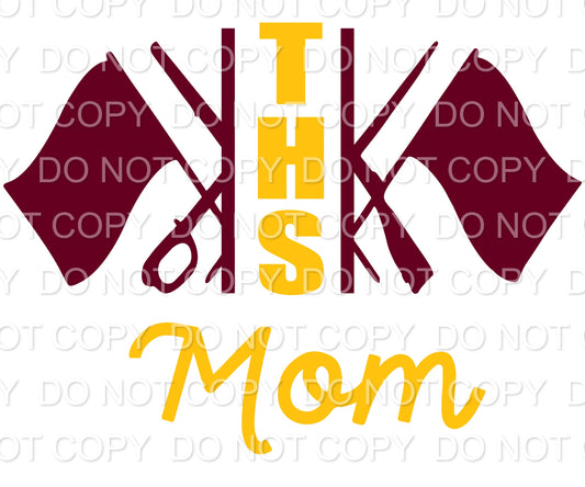 THS Crimson and Gold Guard Mom THS (Direct To Film)