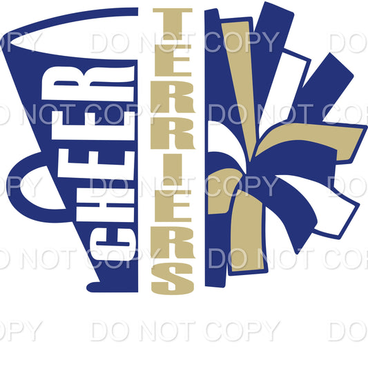 Terriers Megaphone Pom Pom (Direct To Film)