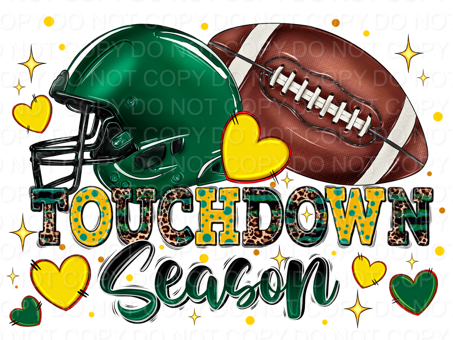 Leopard Touchdown Season Green (Direct To Film)