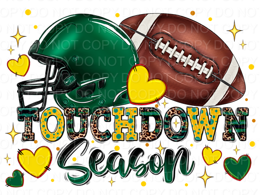 Leopard Touchdown Season Green (Direct To Film)