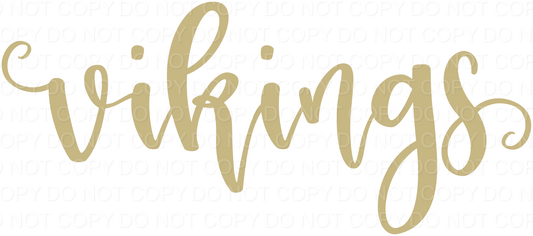 VIKINGS GOLD SCRIPT) (Direct To Film)