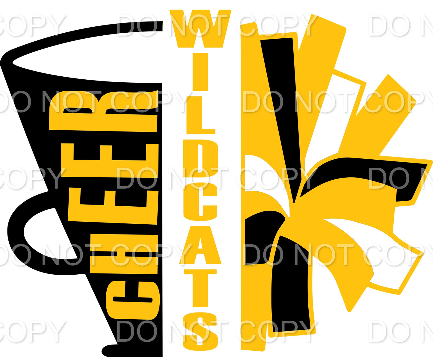 Wildcats Megaphone Pom Pom (Direct To Film)