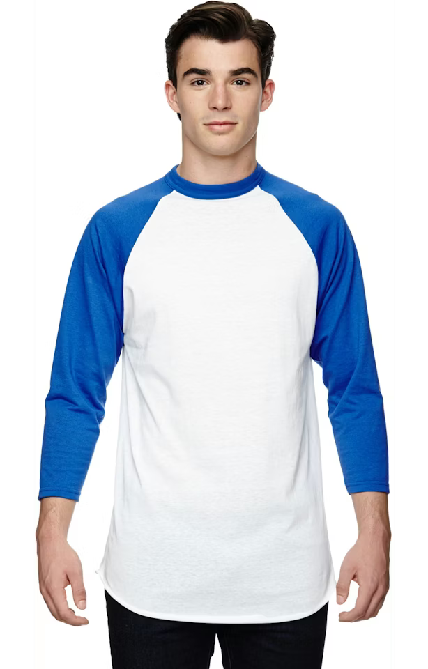Augusta - Raglan - Royal/White