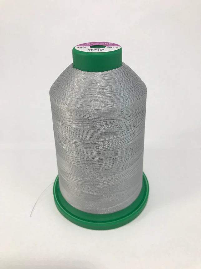 0105 Ash Mist - Isacord Embroidery Thread 40WT 5000M