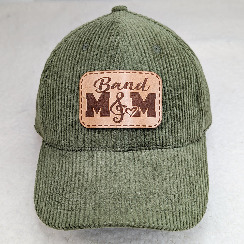 Band Mom Leather Hat Patch