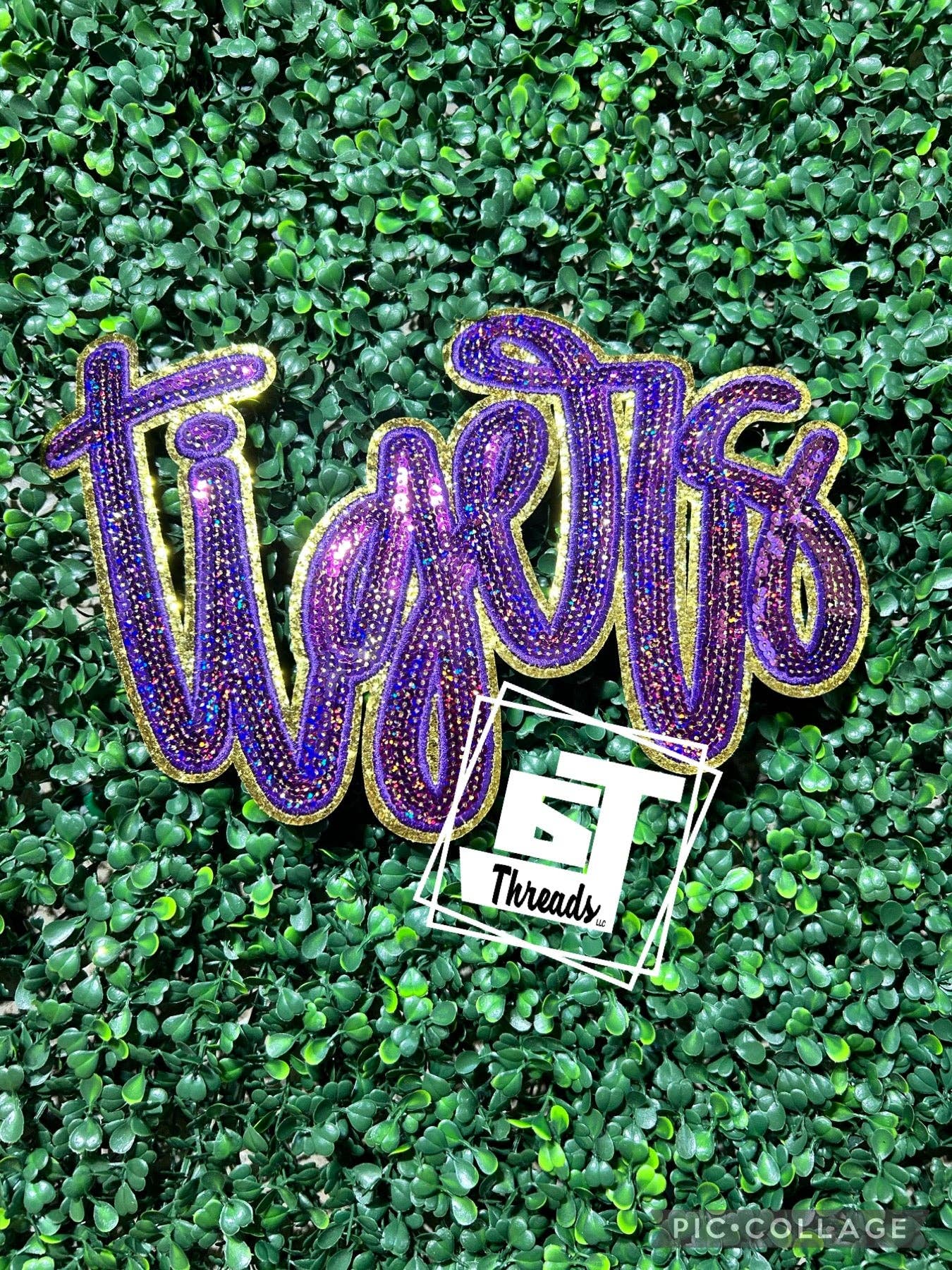 Tigers Sequin Mascot Patch