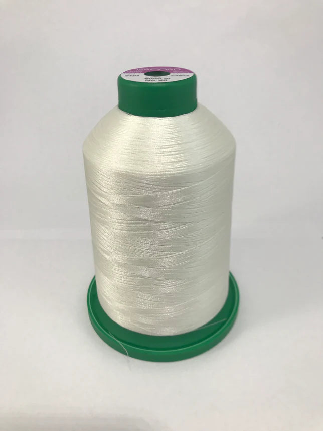0101 Eggshell - Isacord Embroidery Thread 40WT 5000M