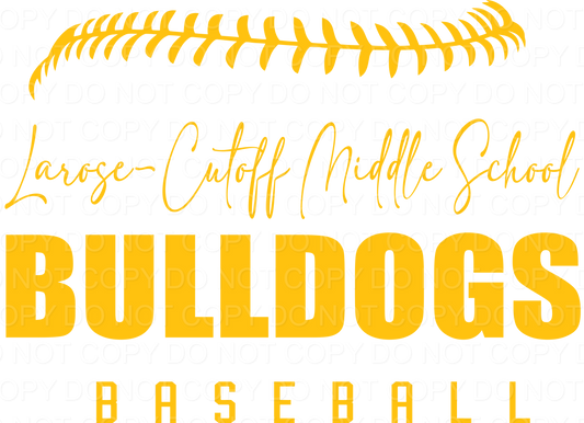 Larose Cutoff Middle School Half Ball DTF Print