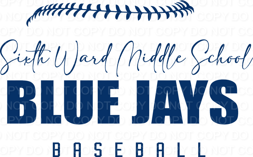 Sixth Ward Middle School Half Ball DTF Print